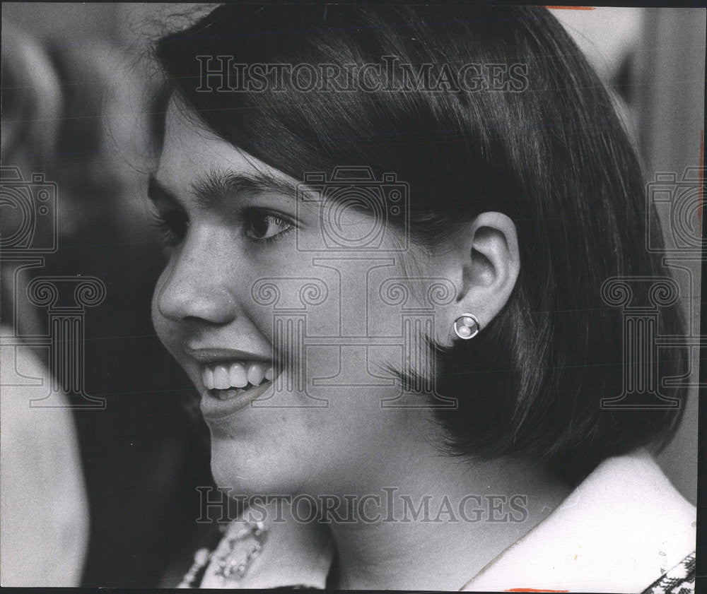 1967 Press Photo Maude Glore Debutante society upper class girl young woman - Historic Images