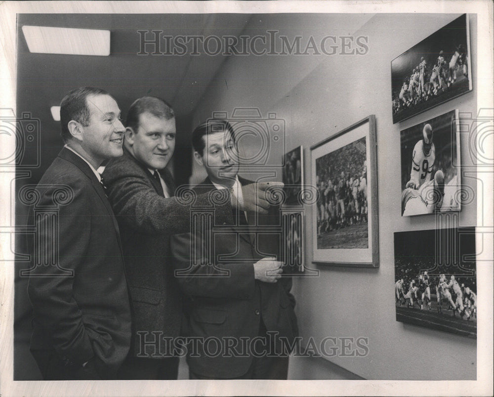 1962 Press Photo Men Council Art Institute Stanley Reehling Bob Kilcullen Hixon - Historic Images