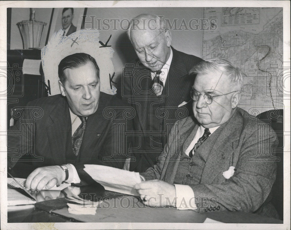 1948 Press Photo A J Glover President Switchmen Union - Historic Images