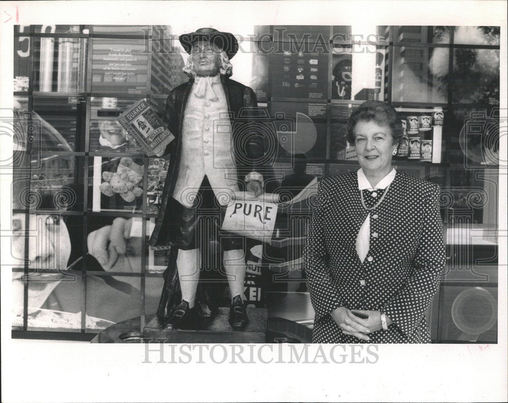 1989 Press Photo Joan Green effective motivator business Chicago Quaker Tower - Historic Images