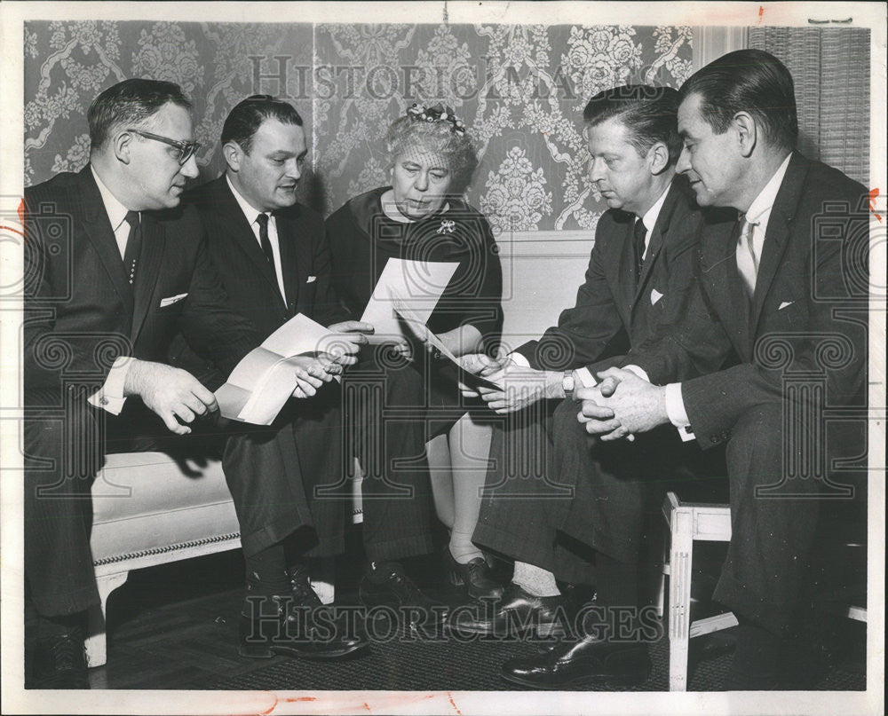 1962 Press Photo Edward Smith William Murray  Mable Lane George Martinez James - Historic Images