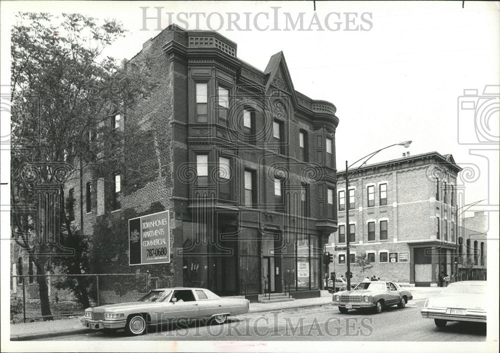 1979 Press Photo Renovated cornerstone building - Historic Images