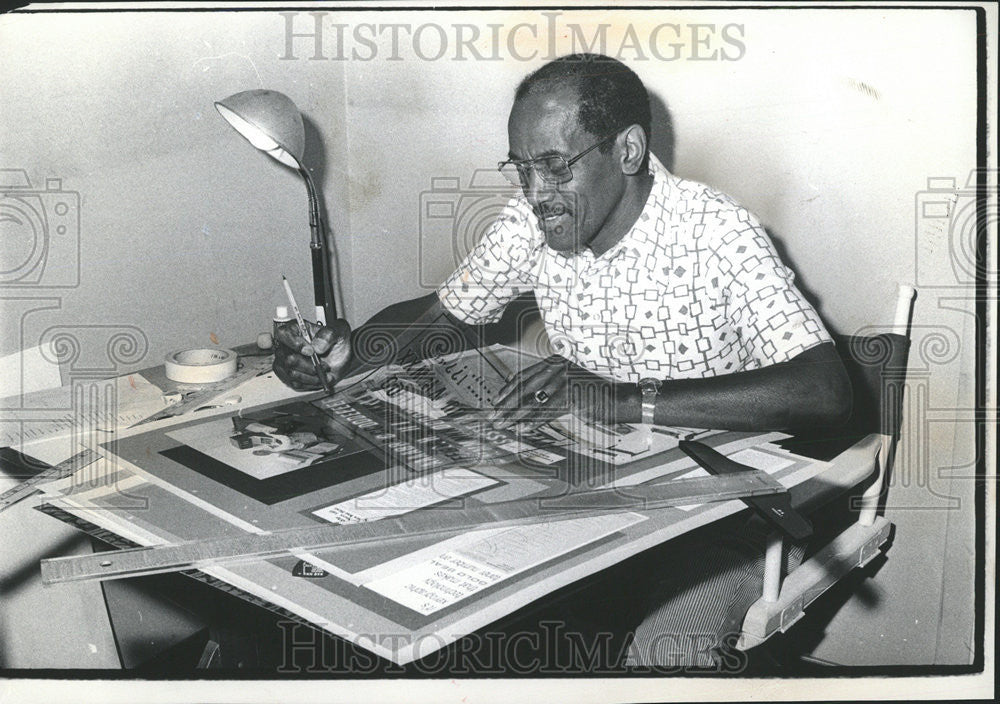 1972 Press Photo Doc Glass, The Hero of Northwestern&#39;s Athletic Fortunes. - Historic Images