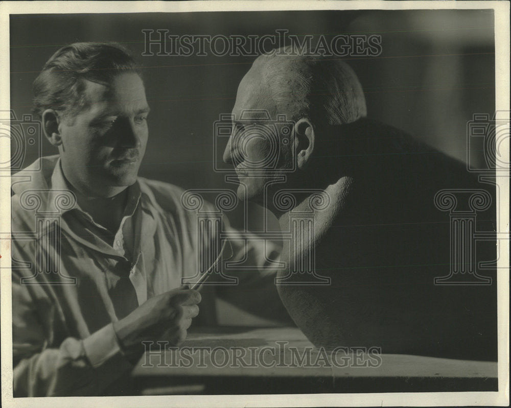 1979 Press Photo World Famous Scientist Sculpture Albert Michelson Chicago - Historic Images