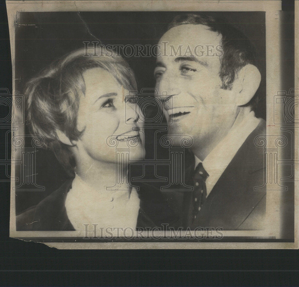 1968 Press Photo Singer Tony Bennett Sandi Grant actress Reception London Marry - Historic Images