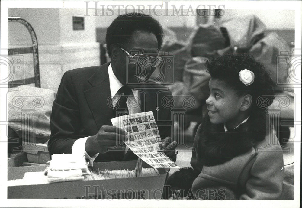 1978 Press Photo Frank C Goldie Chicago Postmaster - Historic Images