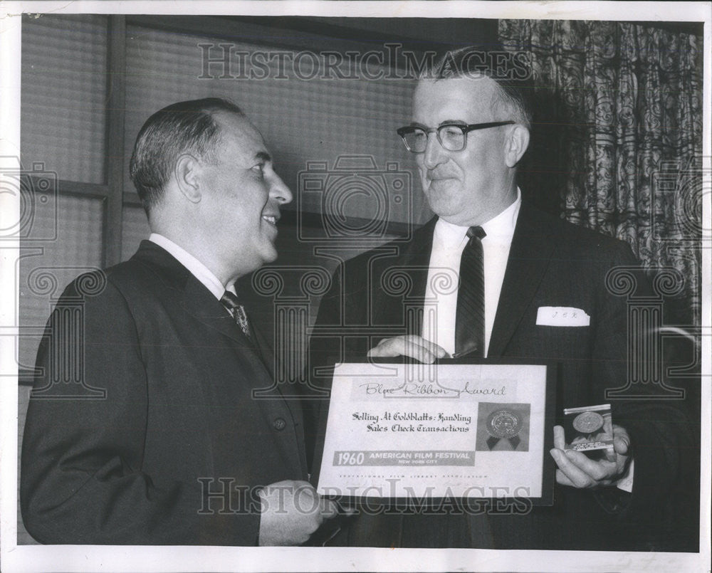 1960 Press Photo Joel Goldblatt Goldblatt Brothers President - Historic Images