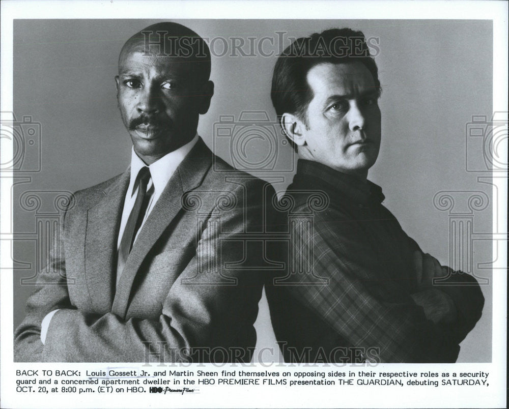 1986 Press Photo Louis Gossett Jr. American Film &amp; Television Actor - Historic Images