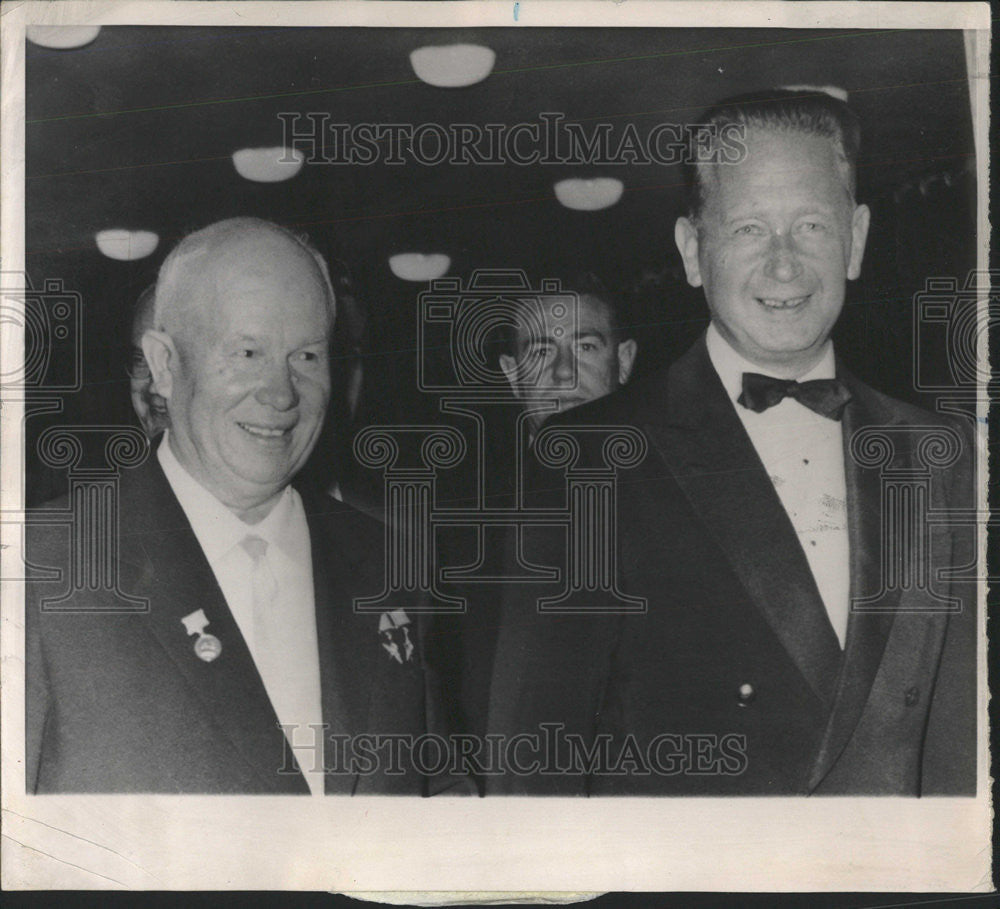 1961 Press Photo General Da Hammaskjold United Nations Secretary - Historic Images