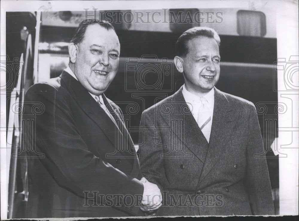 1953 Press Photo Dag Hammarskjoeld UN Secretary General - Historic Images