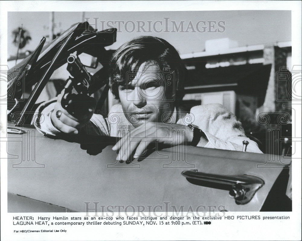 1987 Press Photo Harry Hamlin Actor HBO Pictures - Historic Images