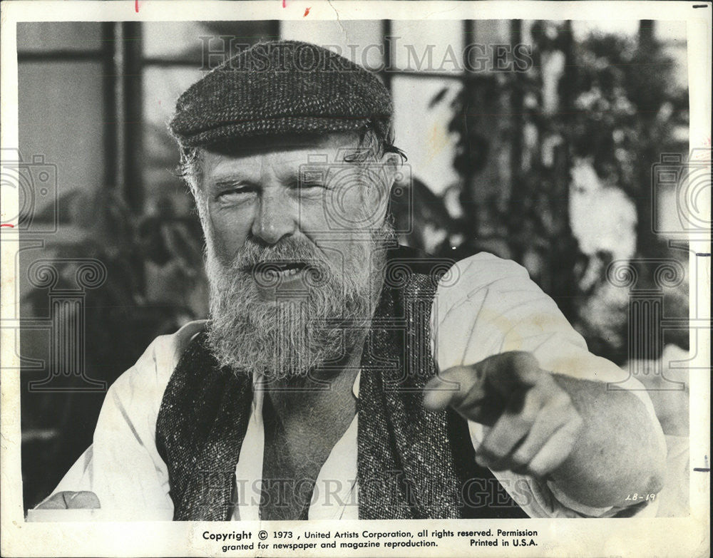 1973 Press Photo Sterling Hayden American actor and author San Francisco Bay - Historic Images