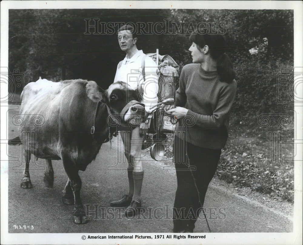 1971 Press Photo Charles Hawtrey British Movie Comedy Actor Carr On Camping - Historic Images