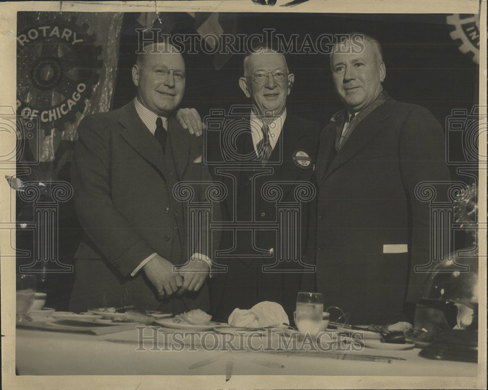 1935 Press Photo Maj John L Griffith Chicago Rotary President - Historic Images