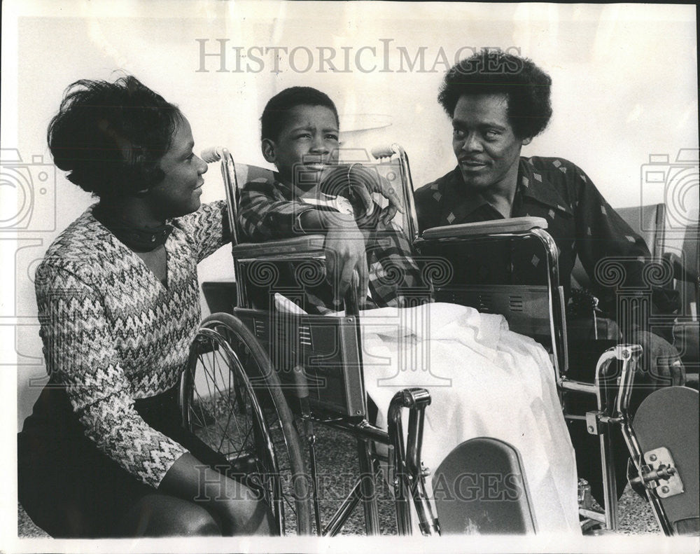 1973 Press Photo Darron Hayes Sylvester Hayes - Historic Images