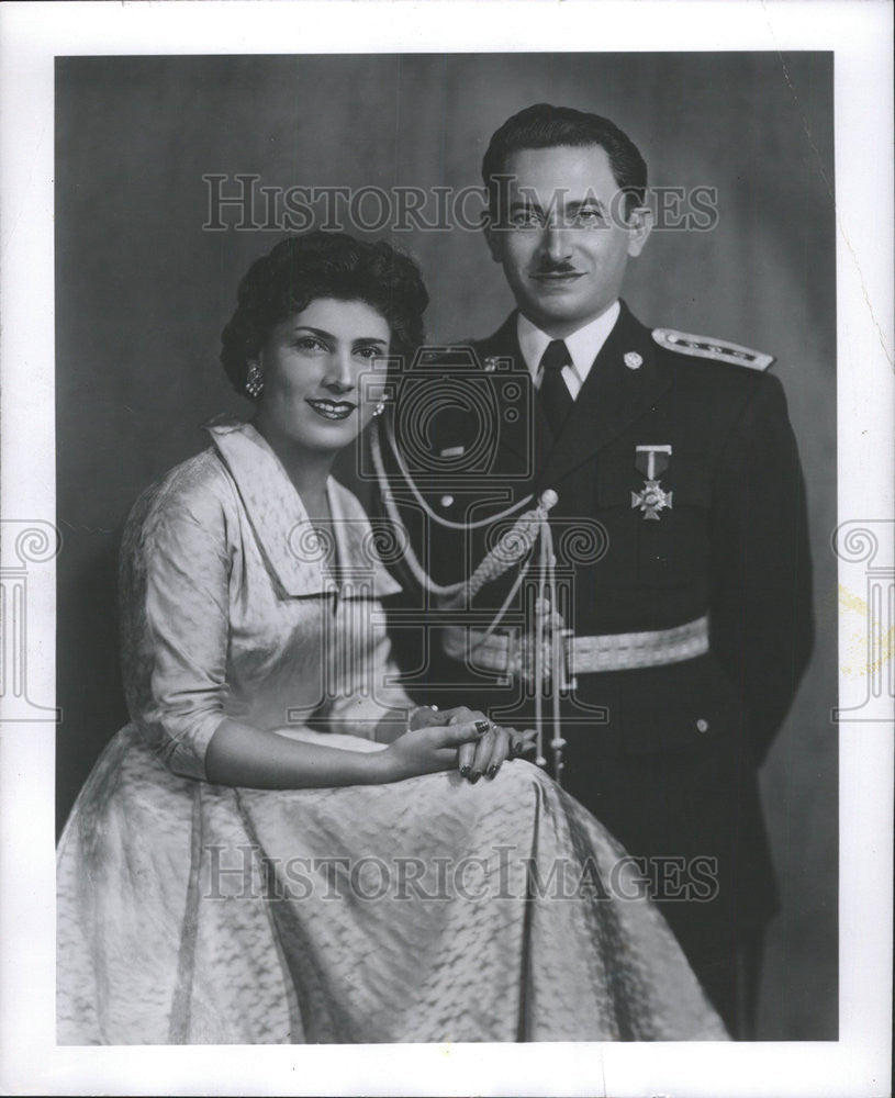 1955 Press Photo Carlos Castillo Armas Washington State Detroit Louis Houston - Historic Images