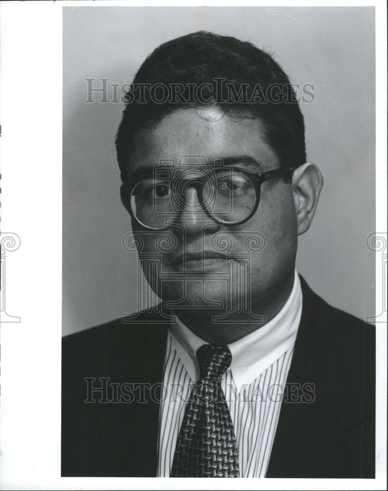 1993 Press Photo Ruben Castillo Partner Law Firm Kirkland Ellis - Historic Images