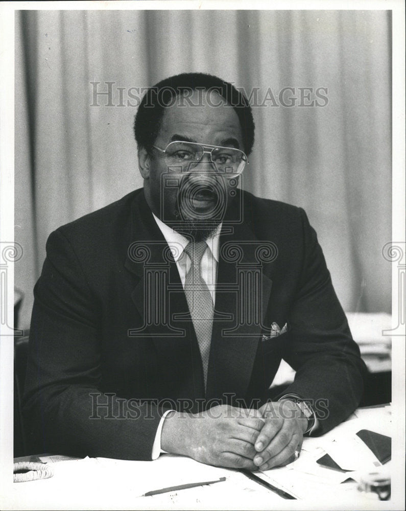 1988 Press Photo Former federal Mexican Legal Defense Ruben Castillo Education - Historic Images