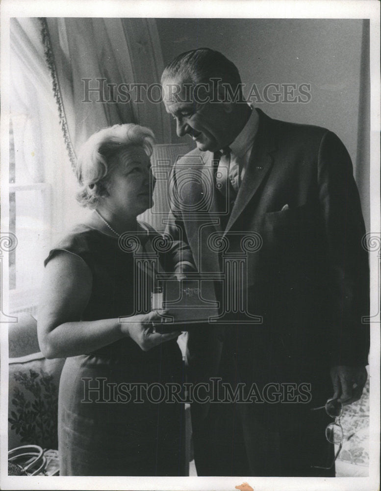 1967 Press Photo Mary Elizabeth Carpenter Press Secretary Adviser Lyndon Johnson - Historic Images