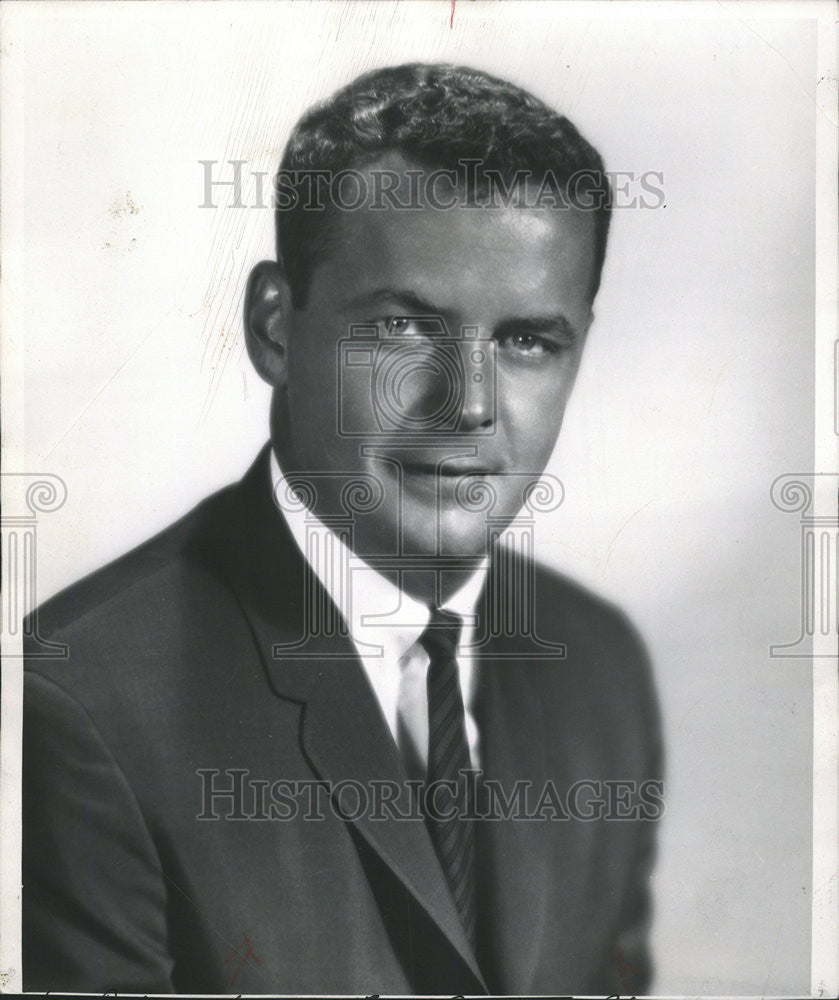 1968 Press Photo Donald Carpenter United States Senate Officer government - Historic Images