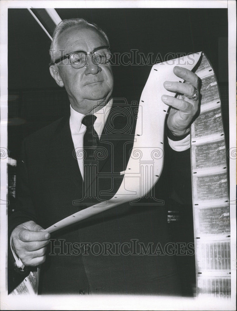 1963 Press Photo Charles Carpentier State Secretary American Politician - Historic Images