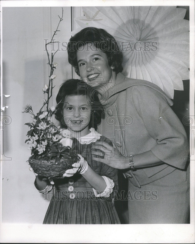 1962 Press Photo Kari Anderson Passavant Petite Parade Mrs John Work - Historic Images