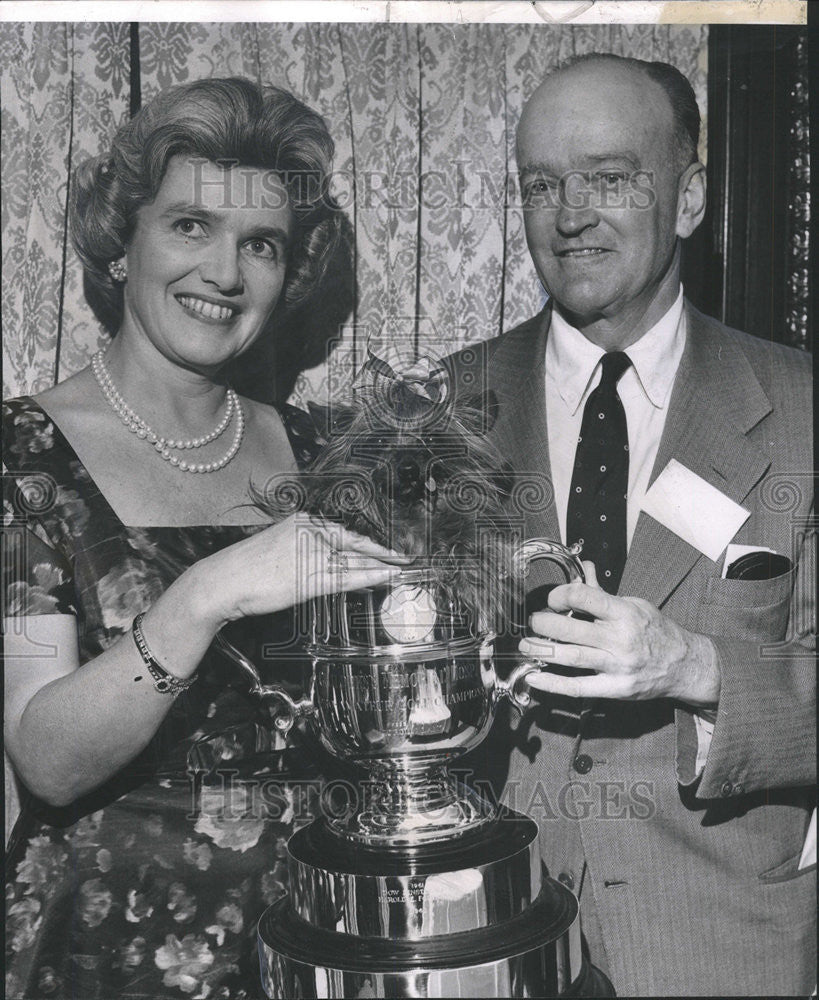 1962 Press Photo Moulie Loring Rowe Yorkshire Trophy John Ames Golf Committee - Historic Images