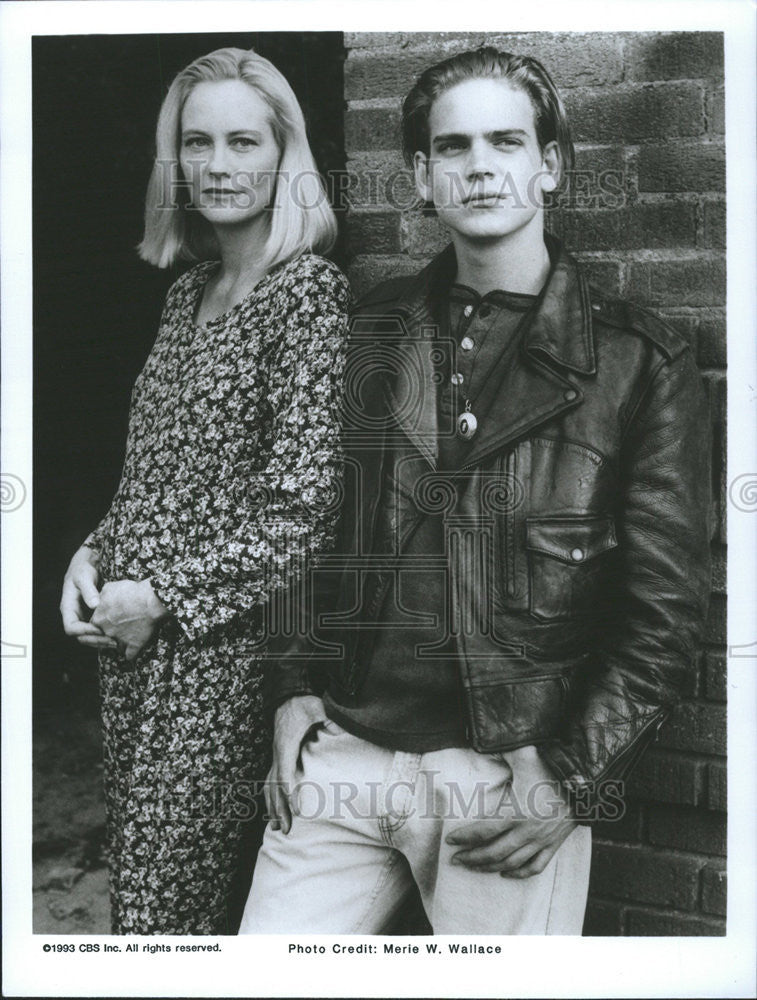 1993 Press Photo Cybill Shepherd teacher  Scott Bairstow Little Boy class CBS - Historic Images