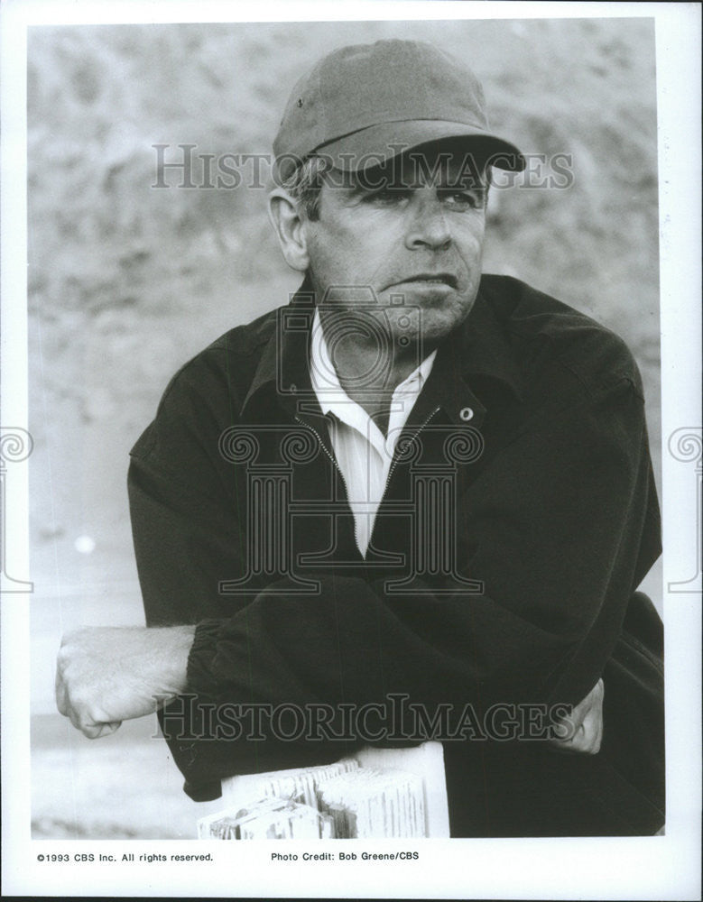 1993 Press Photo William Devane acts Program Prophet Evil CBS Television Network - Historic Images