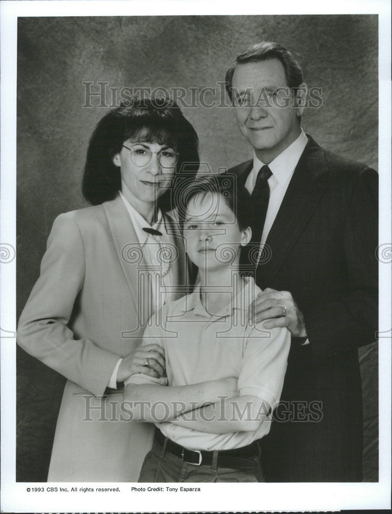 1993 Press Photo Subject Rhea Perlman Richard Crenna Tom Program Place ...
