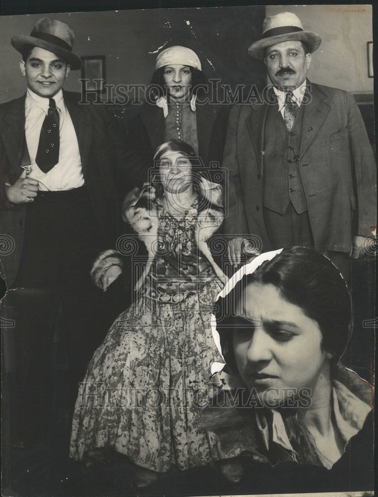 1930 Press Photo Prince Peter Bimbo Mary Rose King Tine Nicholas Daughter Mother - Historic Images