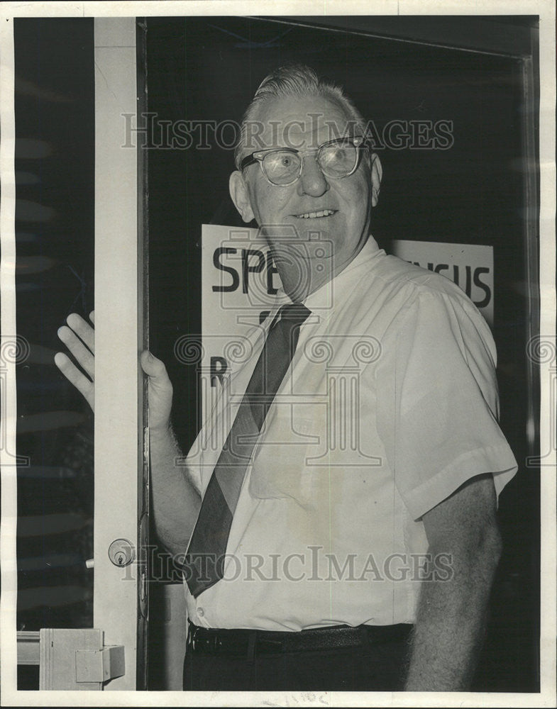 1965 Press Photo James Cassidy Circuit court deputy bailiff, on trial bribery - Historic Images