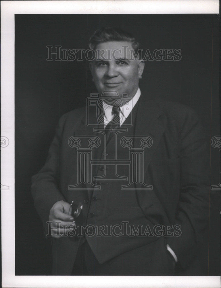 1952 Press Photo John Biggs Bond County Illinois - Historic Images