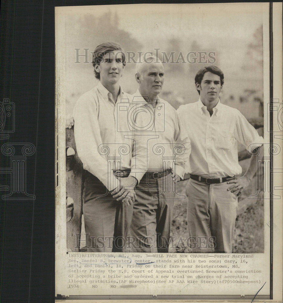 1974 Press Photo Gary Daniel Md Carlier U S Court - Historic Images