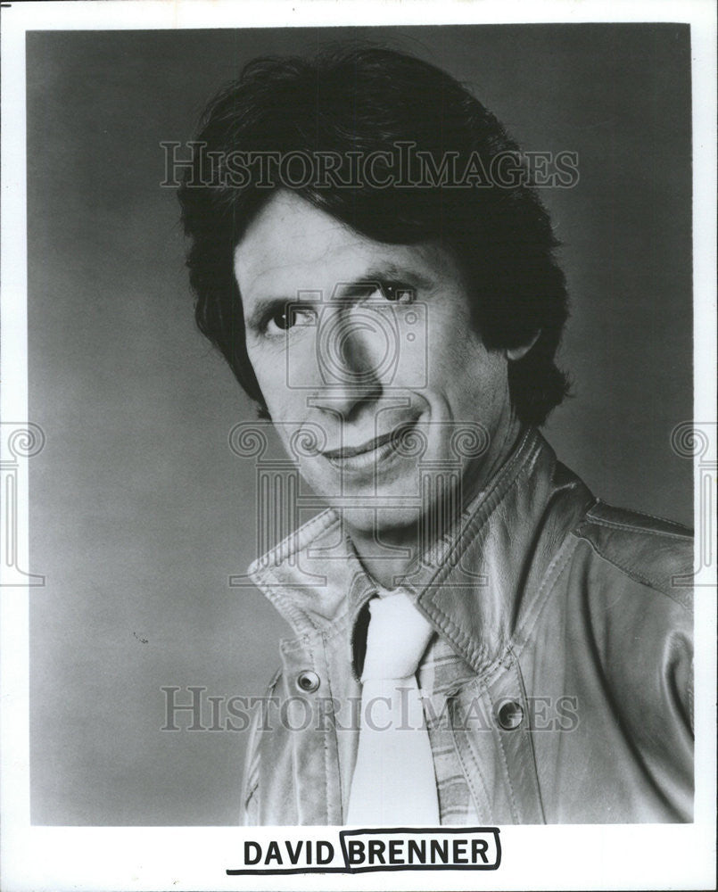 1985 Press Photo David Brenner American standup comedian actor author filmmaker - Historic Images