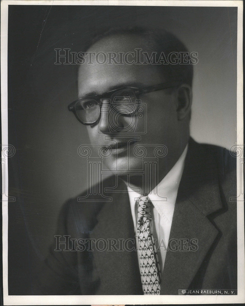 1964 Press Photo Laurence Armour Chairman Director National Bank Chicago Board - Historic Images