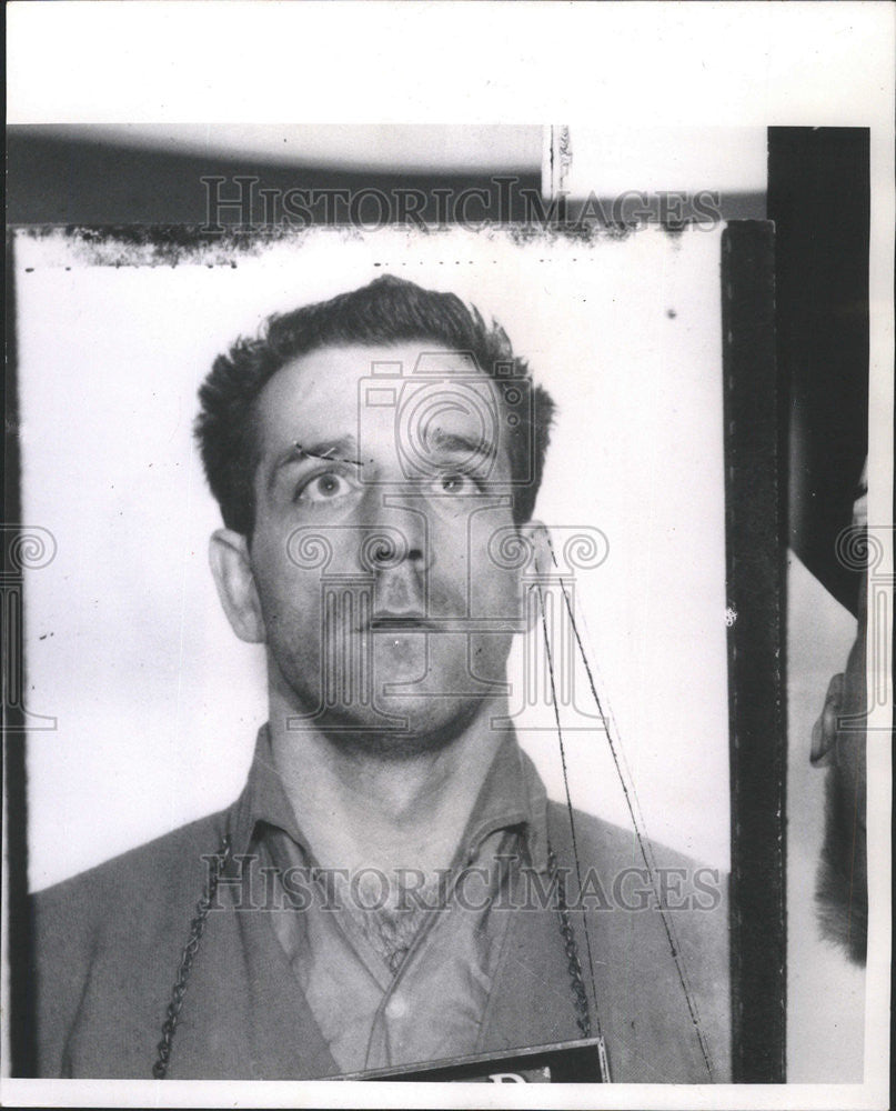 1968 Press Photo Peter Bianchi Cullom arrest police  Bonnie clyde robber - Historic Images