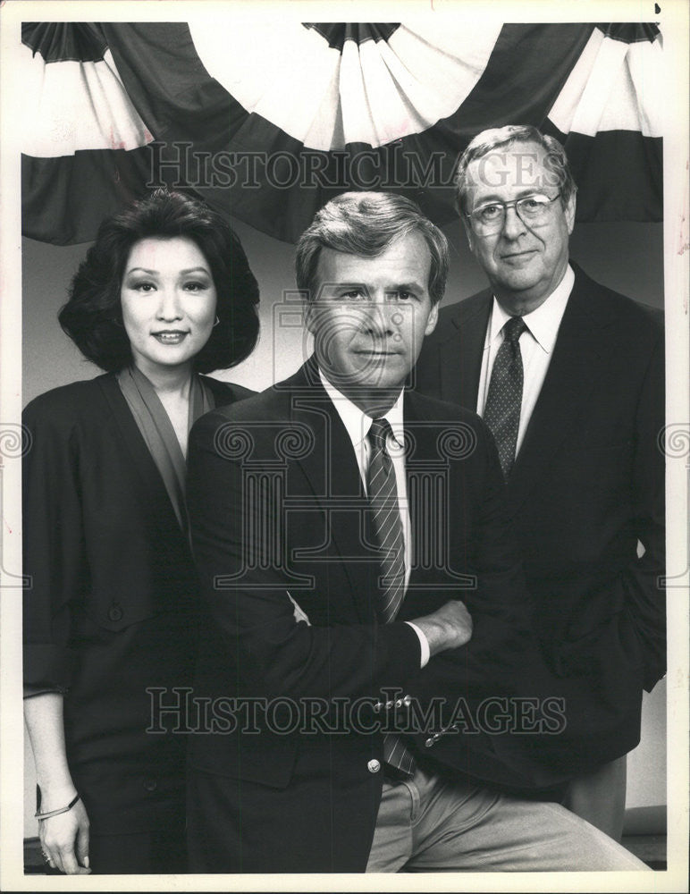 1988 Press Photo Anchorman Tom Brokaw - Historic Images