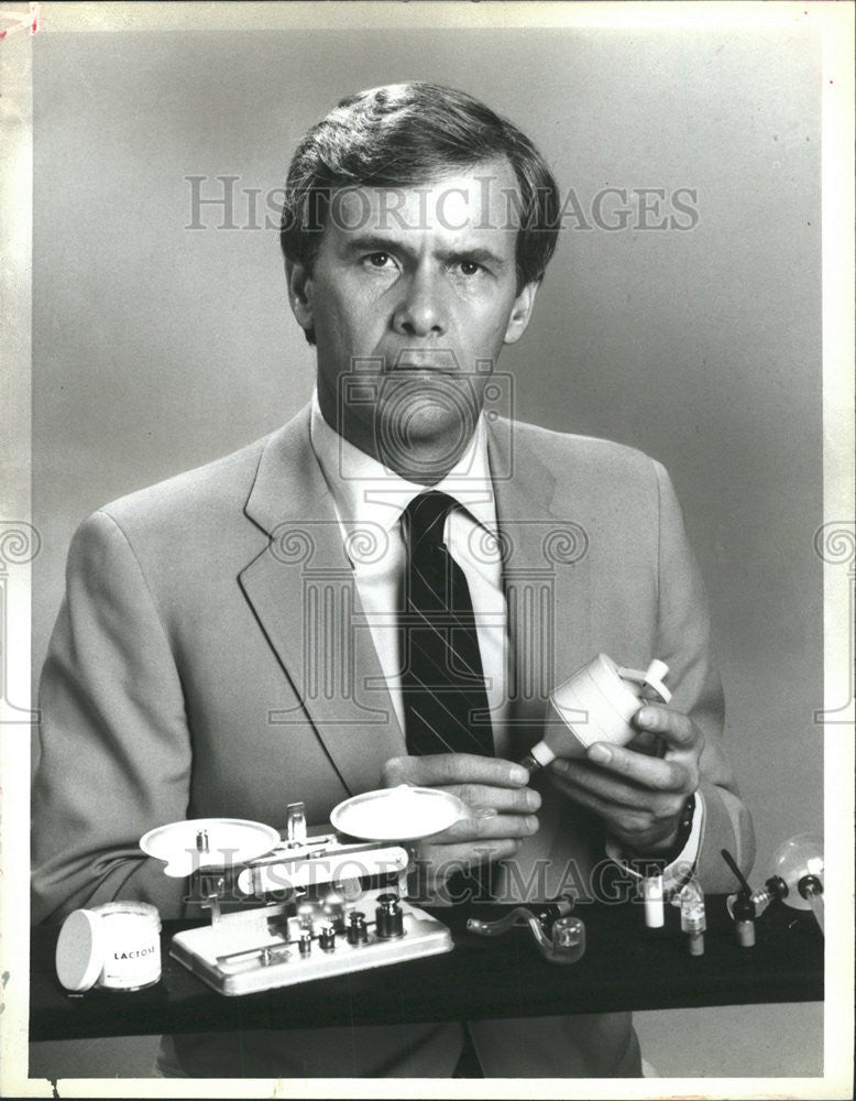 1986 Press Photo Tom Brokaw American Journalist Author - Historic Images