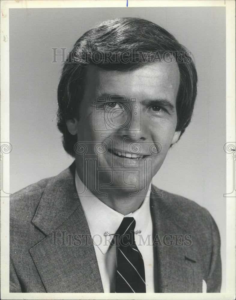 1982 Press Photo Tom Brokaw, New York Anchor, NBC NightlyNews Correspondent - Historic Images