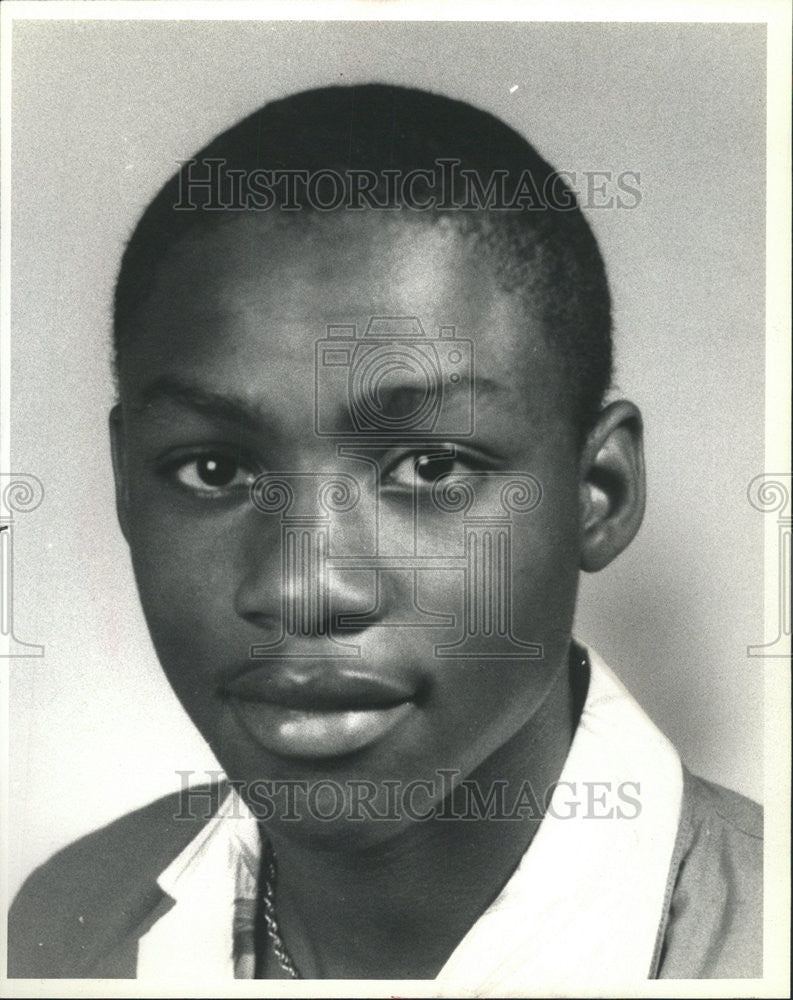 1986 Press Photo Clifford Briggs Harvey died Heartattack playing basketball - Historic Images