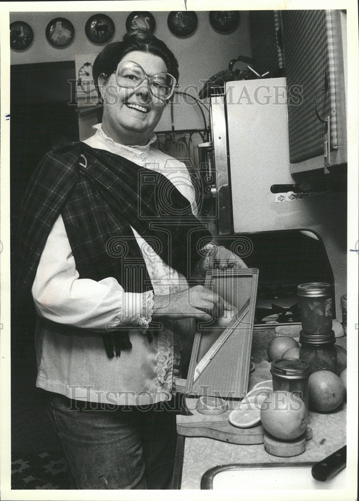 1981 Press Photo Barbara Blair Orange Marmalade - Historic Images