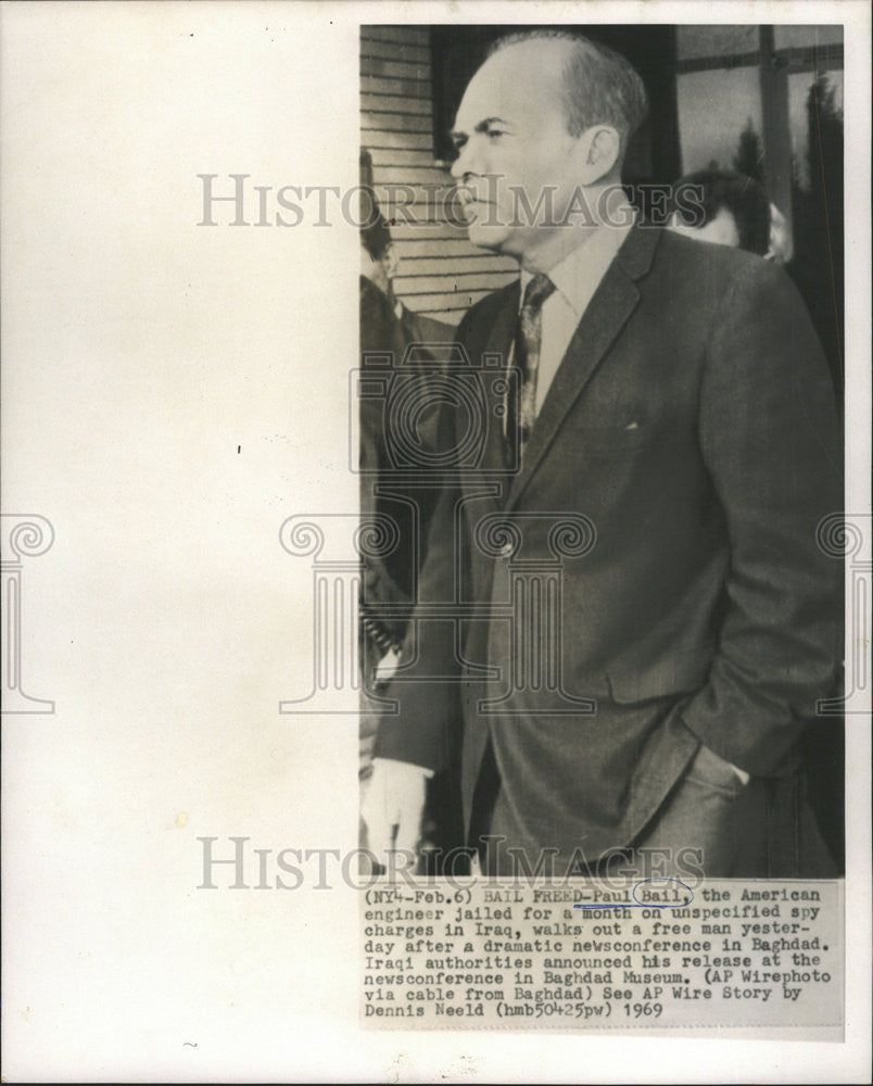 1969 Press Photo PAUL BAIL AMERICAN ENGINEER - Historic Images