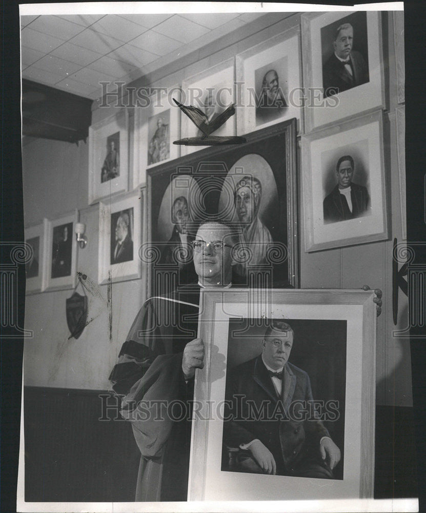 1958 Press Photo Rev. Archibald J. Carey Jr Chicago Clergyman &amp; Lawyer - Historic Images