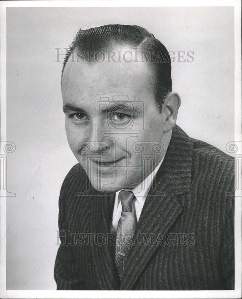 1959 Press Photo James Casey Kenfel Sun Times News reporter Representative - Historic Images