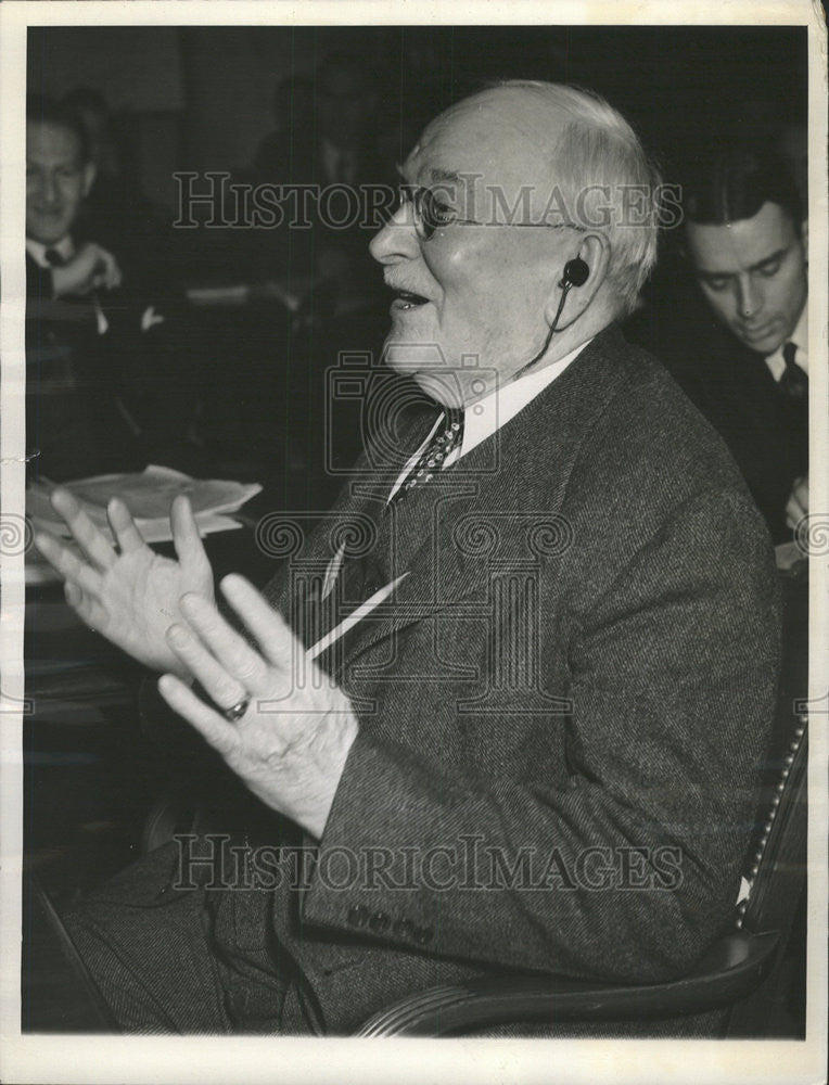 1938 Press Photo Frank Clayton Ball Ohio Edmund George Greenburg - Historic Images