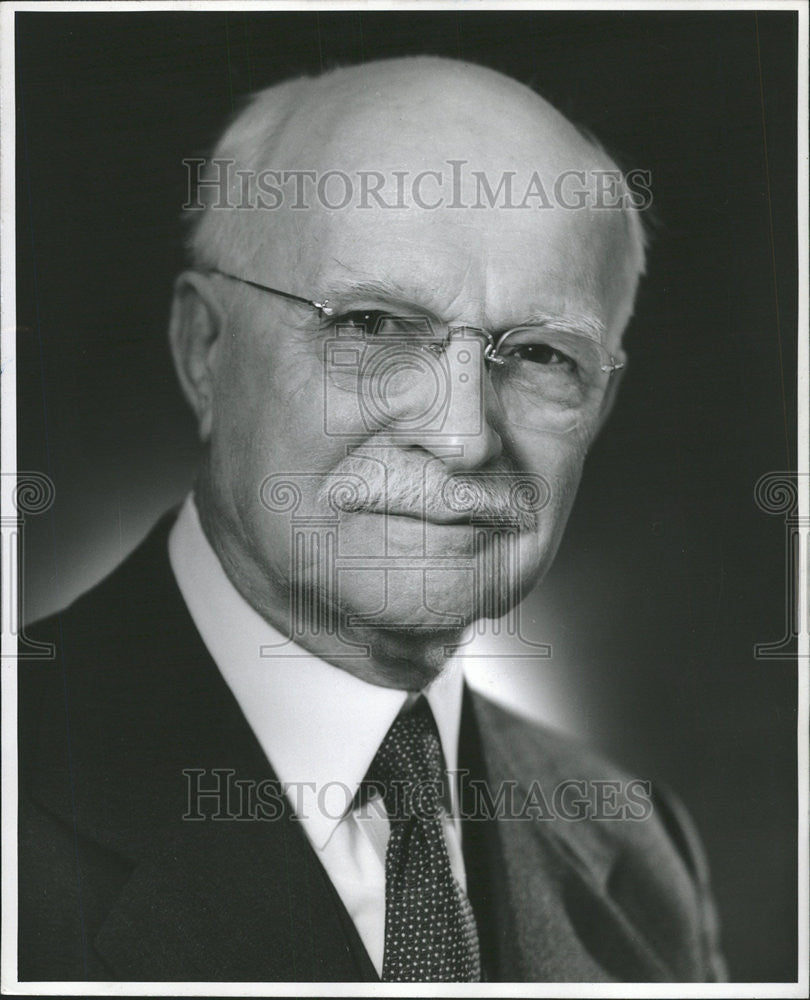 George Ball 1955 Press Photo Ball Brother Co Executive George A Ball - Historic Images