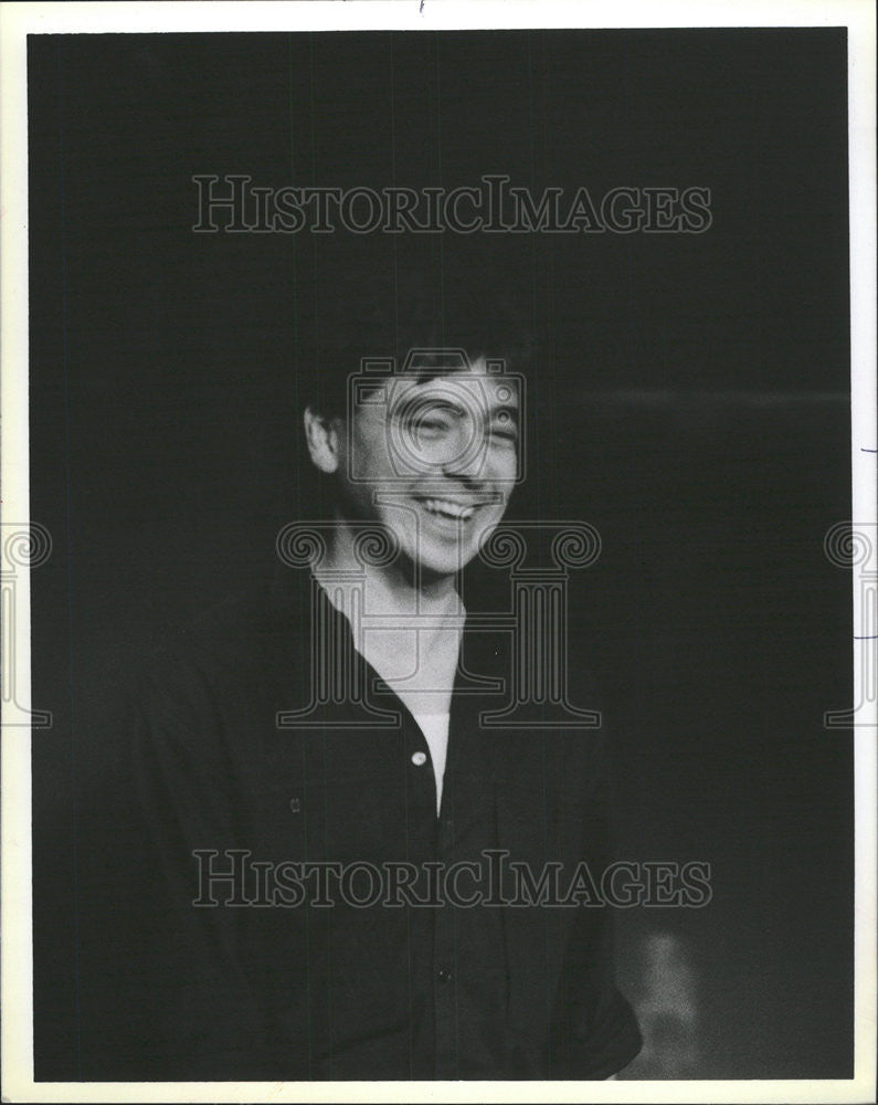 1985 Press Photo Rap Master Ronnie Bill Castelline  Reagan Great Communicator - Historic Images