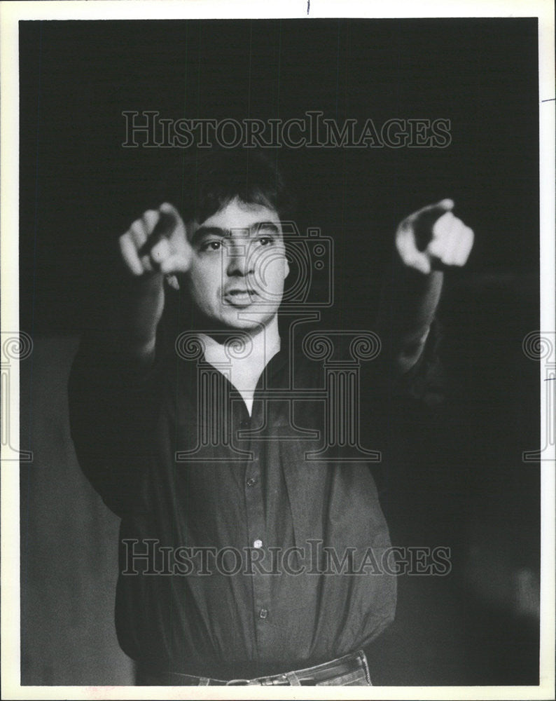 1985 Press Photo Bill Castellino director and choreographer - Historic Images