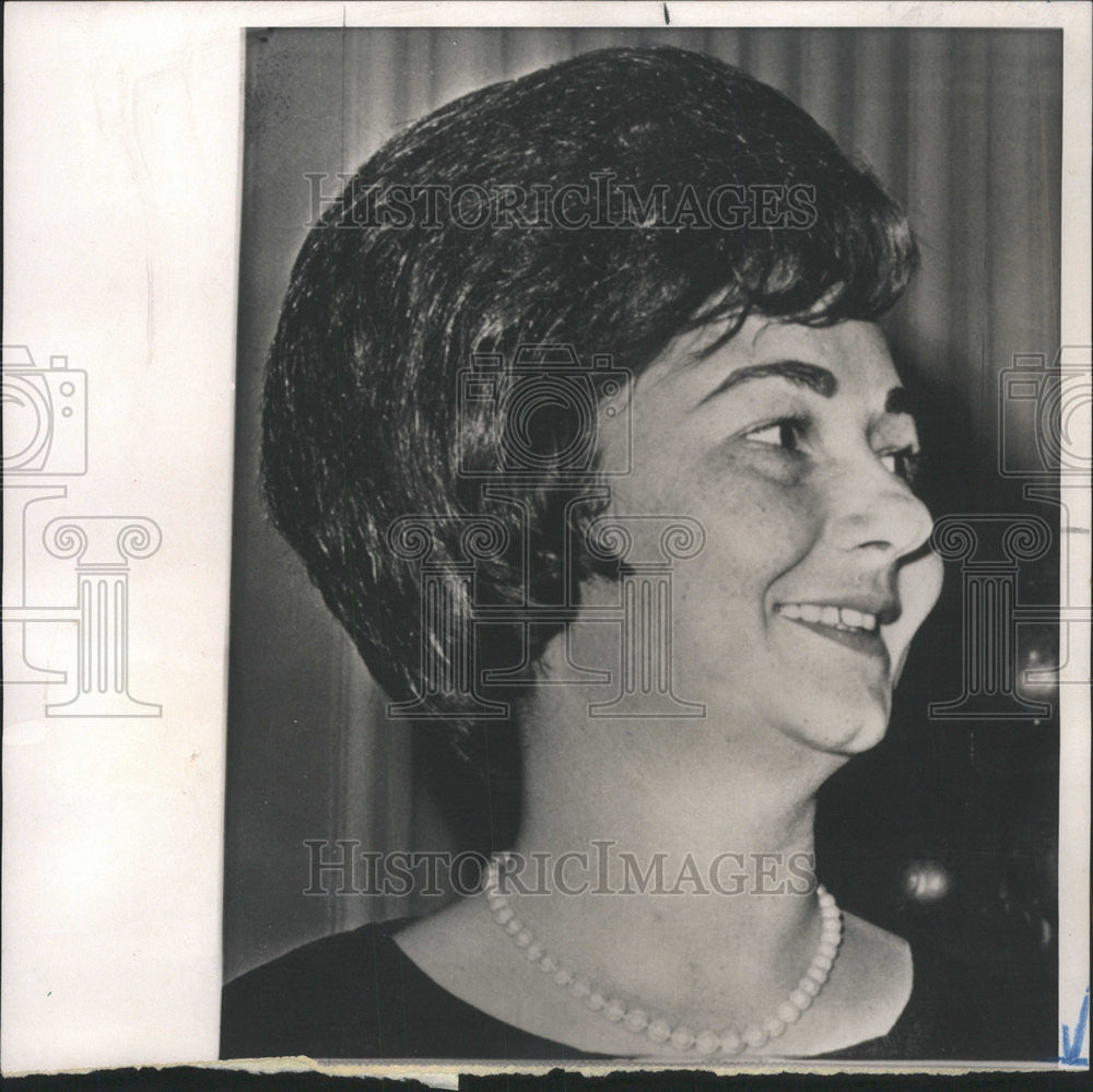 1965 Press Photo Juanita Castro Cuba Fidel Castro Sister - Historic Images